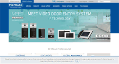Desktop Screenshot of fermax.com